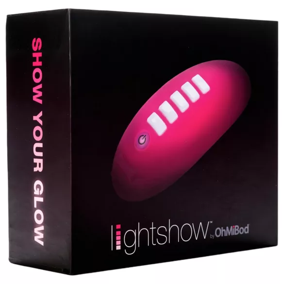 OhMiBod Lightshow - App‑ovládaný klitorální vibrátor s LED světlem (růžový)