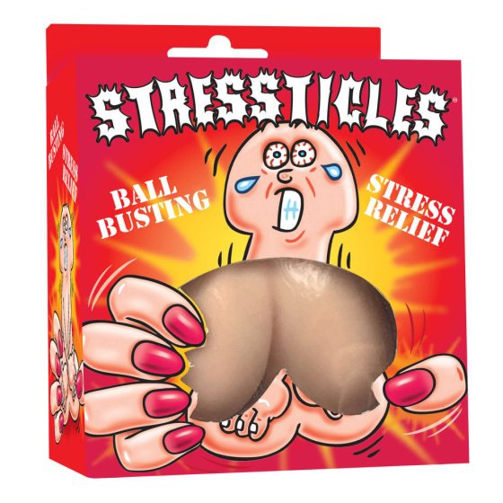 Stressticles - antistresový míček - varlata (přírodní barva)