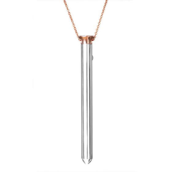 Vesper - luxusní vibrační náhrdelník (růžové zlato)