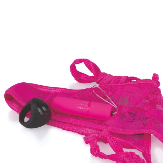 MySecret Screaming Pant - vibrační kalhotky na dálkové ovládání - růžové (S-L)