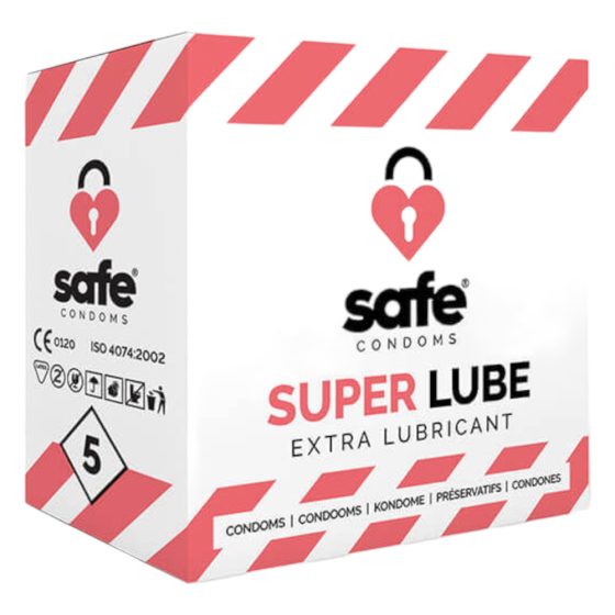 SAFE Super Lube - extra kluzké kondomy (5 ks)