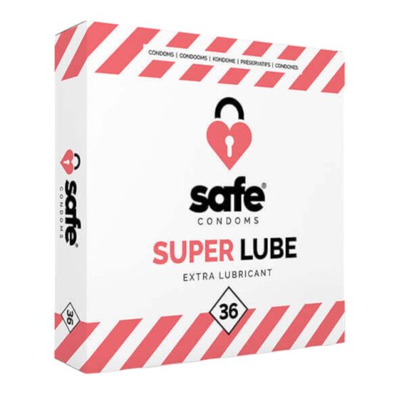 SAFE Super Lube - extra kluzké kondomy (36 ks)