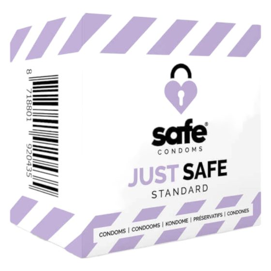 SAFE Just Safe - standardní kondomy vanilkové (5ks