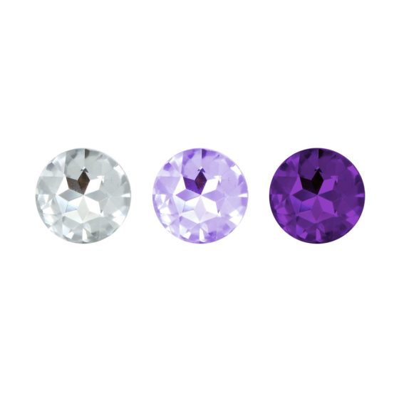 Rianne - anální kolíky fialové (3ks)