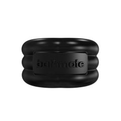   Bathmate Vibe Ring Stretch - vibrační kroužek na varlata a penis na baterie (černý)