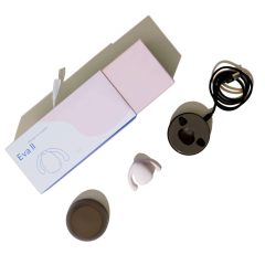   DAME EVA II. Hands Free - vodotěsný vibrátor na klitoris (světle růžový)
