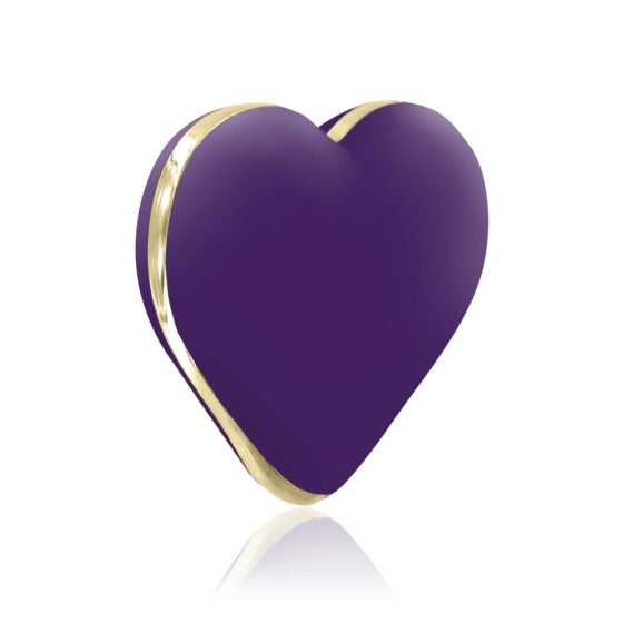 RS Icons Heart - nabíjecí vibrátor na klitoris (fialový)