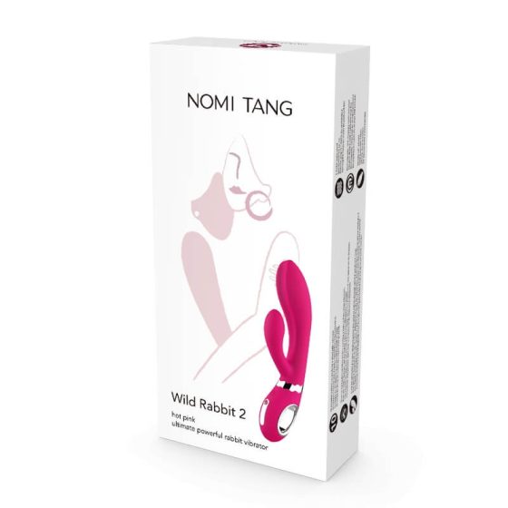 Nomi Tang Wild Rabbit 2 - dobíjecí vibrátor pro bod G s hůlkou (růžový)