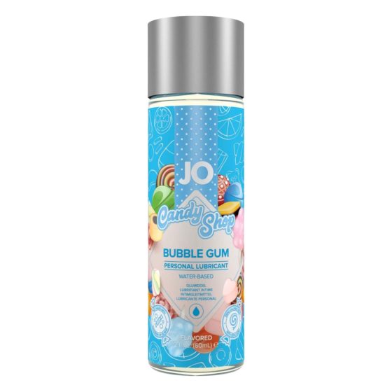 JO Candy Shop Bubble Gum - lubrikant na bázi vody (60ml) - žvýkačka