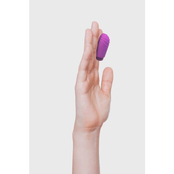 B SWISH Basics - silikonový prstový vibrátor (fialový)