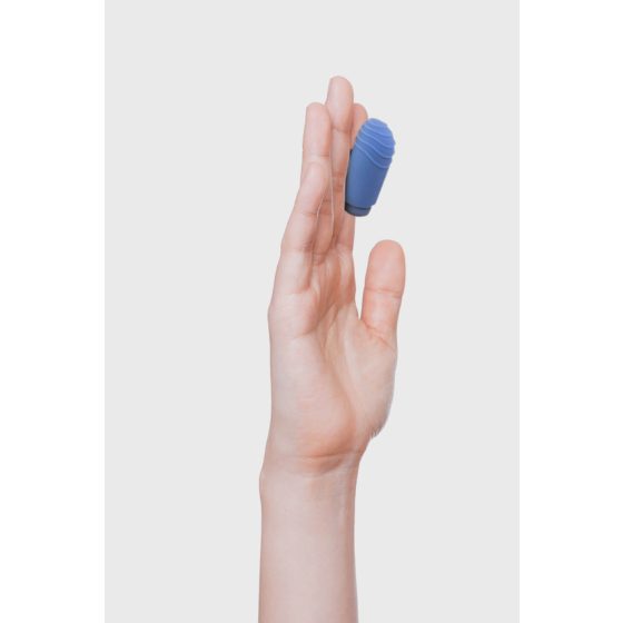 B SWISH Basics - silikonový prstový vibrátor (modrý)