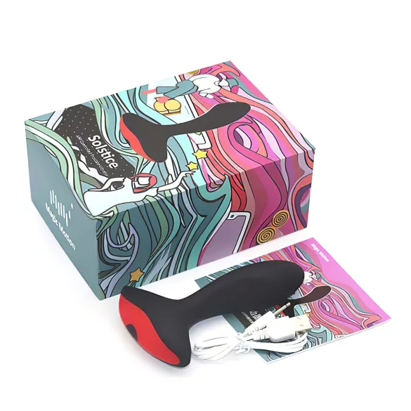 Magic Motion Solstice - vibrační stimulátor prostaty - chytrý, dobíjecí - černý