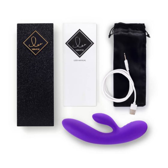 FeelzToys - Lea Vibrator Medium Purple (Glitter)
