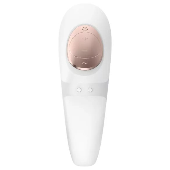 Satisfyer Pro 4 Couples - párový vibrátor s tlakovými vlnami - dobíjecí - bílý