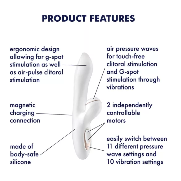 Satisfyer Pro+ G-spot - vibrátor na klitoris a G-bod