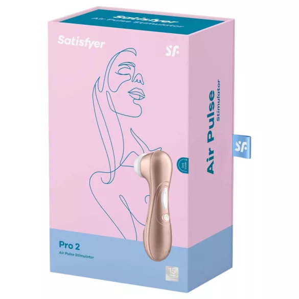 Satisfyer Pro 2 Gen2 - vibrátor na klitoris - dobíjecí - hnědý