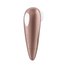   Satisfyer Number One - vodotěsný stimulátor klitorisu (hnědý)