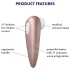 Satisfyer 1 Number One - stimulátor klitorisu na vzduchové vlny - hnědý