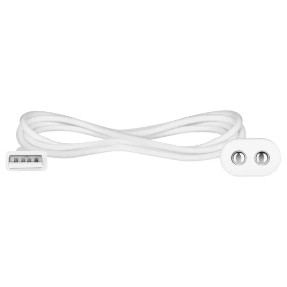Satisfyer - magnetický USB nabíjecí kabel - bílý