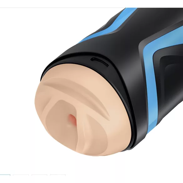 Satisfyer Men One - masturbátor s vakuovým efektem - modro-černý