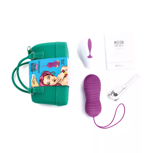 FeelzToys - vibrační vajíčko - vodotěsné - fialové