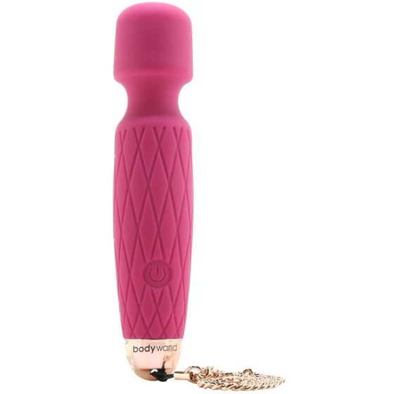 Bodywand Luxe - dobíjecí mini masážní vibrátor (tmavě růžový)