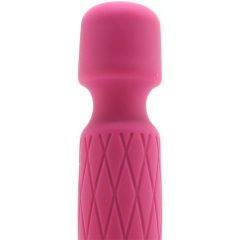   Bodywand Luxe - dobíjecí mini masážní vibrátor (tmavě růžový)