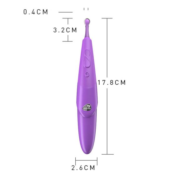 Zumio Soft - vibrátor na stimulaci klitorisu (fialový)
