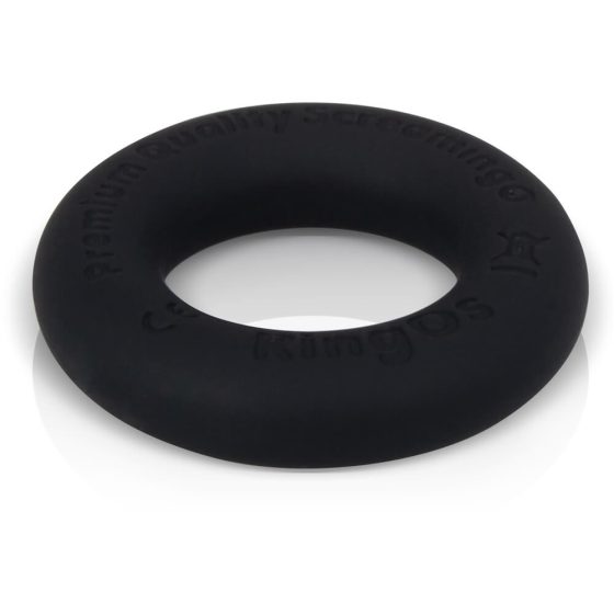 Screaming O Ritz - silikonový kroužek na penis (černý)