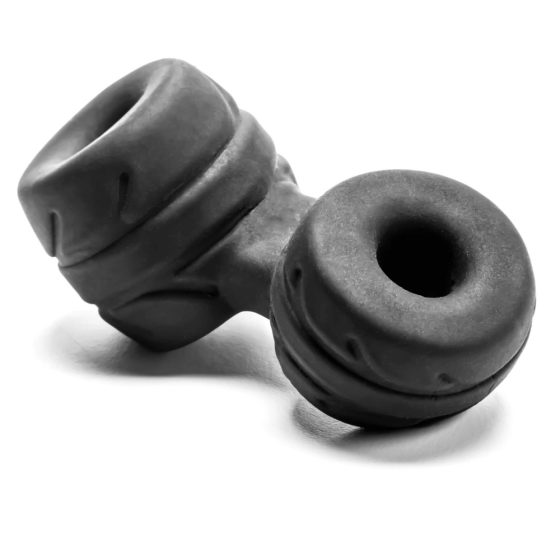 SilaSkin Cock - kroužek na penis a natahování varlat (černý)