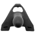 Perfect Fit - připínací dildo - 14 cm - černé