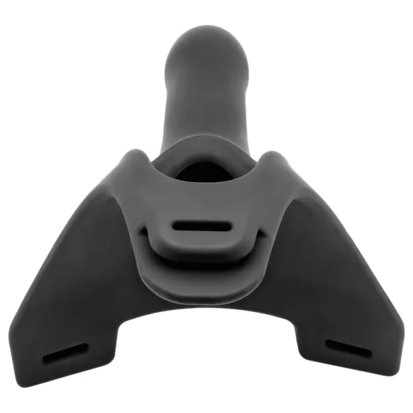 Perfect Fit - připínací dildo - 14 cm - černé