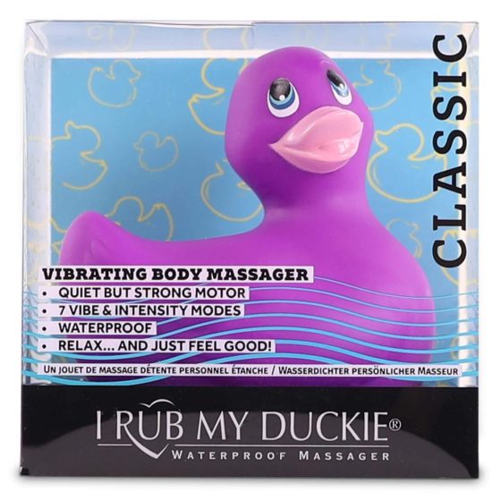My Duckie Classic 2.0 - vibrátor na klitoris - hravá vodotěsná kačenka (fialová)