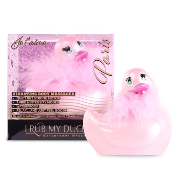 My Duckie Paris 2.0 - vibrátor na klitoris - hravá vodotěsná kačenka (růžová)