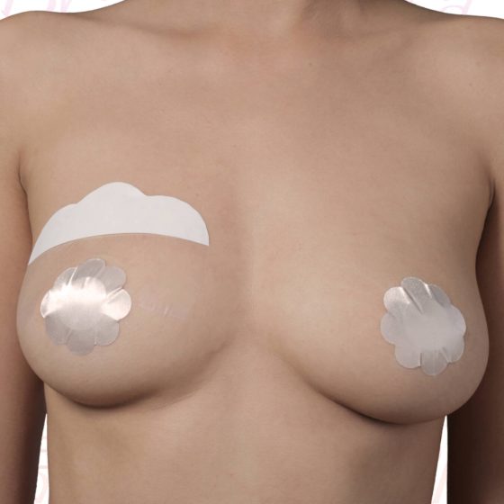 Bye Bra - Breast Lift & Silk Nipple Covers F-H Nude 3 Pairs