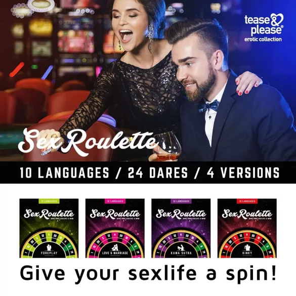 Sex Roulette Kama Sutra - erotická společenská hra - 10 jazyků