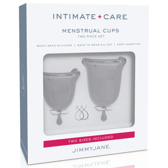 Jimmy Jane Menstruační kalíšek - sada menstruačních kalíšků (bílá)