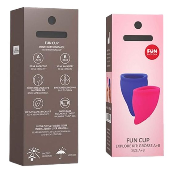 Fun Factory Fun Cup - sada menstruačních kalíšků (2ks)