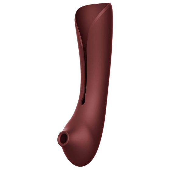 ZALO Queen - Inteligentní bezdrátový vibrátor na bod G a klitoris s impulsními vlnami (vínově červený)