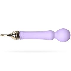   ZALO Confidence Heating Wand - dobíjecí luxusní masážní vibrátor (fialový)