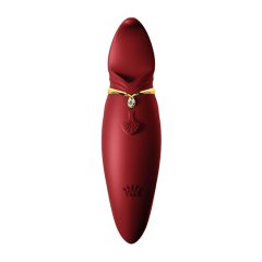   ZALO - Hero dobíjecí, vodotěsný vibrátor na klitoris (červený)