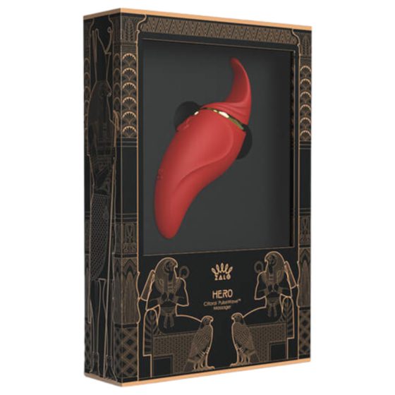 ZALO - Hero dobíjecí, vodotěsný vibrátor na klitoris (červený)