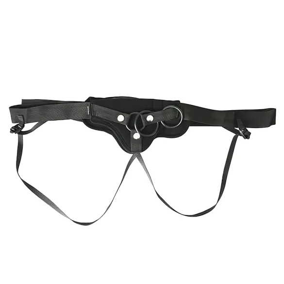 Sportsheets Plus Size - černý postroj pro připínací pomůcky