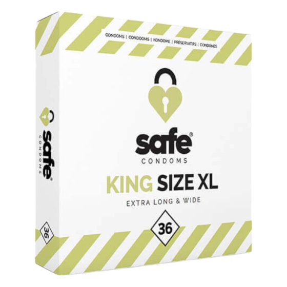 SAFE King Size XL - extra velký kondom (36ks)