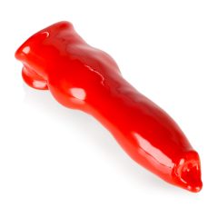 OXBALLS Fido - pláštěnka na penis (červená)