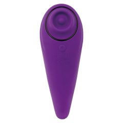   FEELZTOYS Femmegasm - dobíjecí, vodotěsný vaginální a klitorální vibrátor (fialový)