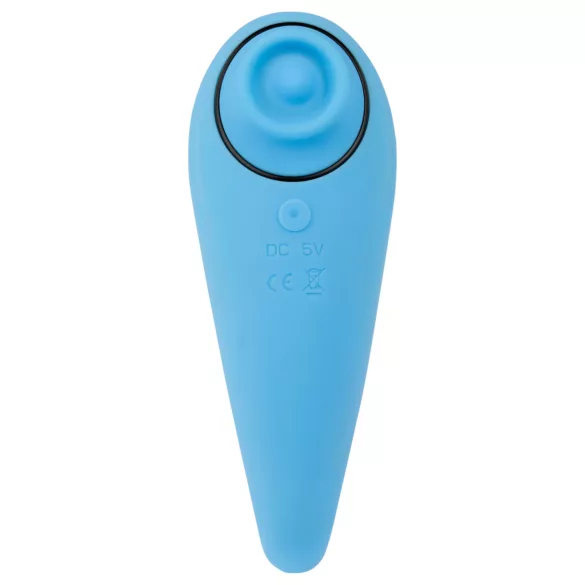 FeelzToys - vibrátor na klitoris 2v1 - dobíjecí, modrý