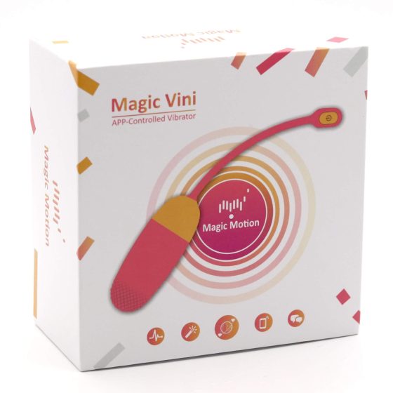Magic Motion Vini - chytré dobíjecí vibrační vajíčko (oranžové)