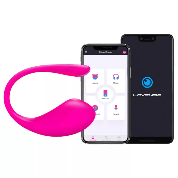 Lovense - vibrační vajíčko - chytré ovládání - růžové