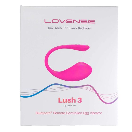 Lovense lush 3 - nabíjecí smart vibrační vajíčko (růžové)